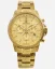Zlaté pánské hodinky Louis XVI s ocelovým páskem Palais Royale No Diamond 1801 - Gold 43MM