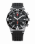 Stříbrné pánské hodinky Swiss Military Hanowa s gumovým páskem Chronograph SM34015.05 43MM