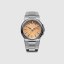 Relógio masculino Corniche prata com pulseira de aço La Grande with Salmon dial 39MM