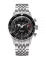 Reloj Nivada Grenchen plata de caballero con correa de acero Broad Arrow 86007M04 38MM Manual
