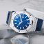 Srebrny męski zegarek Paul Rich z prawdziwym skórzanym paskiem Deep Dive - Leather 45MM
