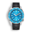 Stříbrné pánské hodinky Squale s gumovým páskem 1521 Ocean COSC Rubber - Silver 42MM Automatic