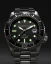 Men's silver Momentum Watch with rubber strap M20 DSS Diver Black Hyper Rubber Yellow 42MM