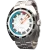 Stříbrné pánské hodinky NTH Watches s ocelovým páskem DevilRay No Date - Silver / White Automatic 43MM