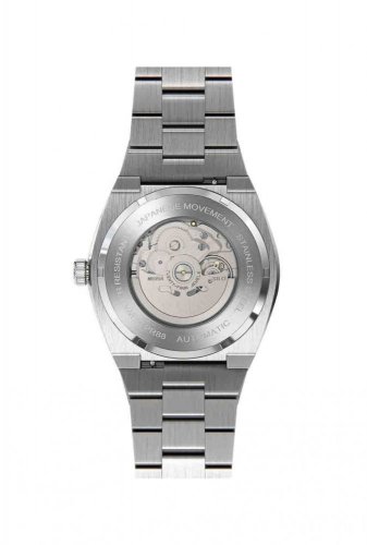 Męski srebrny zegarek Paul Rich ze stalowym paskiem Star Dust Frosted - Silver Automatic 45MM