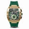 Zlaté pánské hodinky Ralph Christian s gumovým páskem The Intrepid Sport - Gold 42,5MM