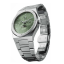 Zilverkleurig herenhorloge van Valuchi Watches met stalen band Lunar Calendar - Silver Green Automatic 40MM