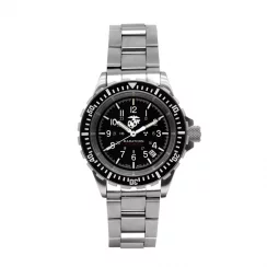 Men's silver Marathon watch with steel strap Official USMC™ Large Diver's 41MM Automatic