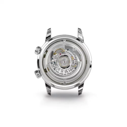Strieborné pánske hodinky Milus Watches s gumovým pásikom Archimèdes by Milus Silver Storm 41MM Automatic