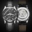 Strieborné pánske hodinky Epos s koženým pásikom Passion 3402.142.20.34.25 43 MM Automatic
