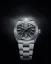 Men's silver Nivada Grenchen watch with steel strap F77 STAINLESS STEEL METEORITE 69041A77C With Date 41MM Automatic