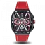 Relógio de homem Ralph Christian preta com pulseira de couro The Intrepid Chrono - Red 42,5MM