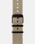Men's silver Eone watch with nylon strap Bradley Apex Beige - Silver 40MM