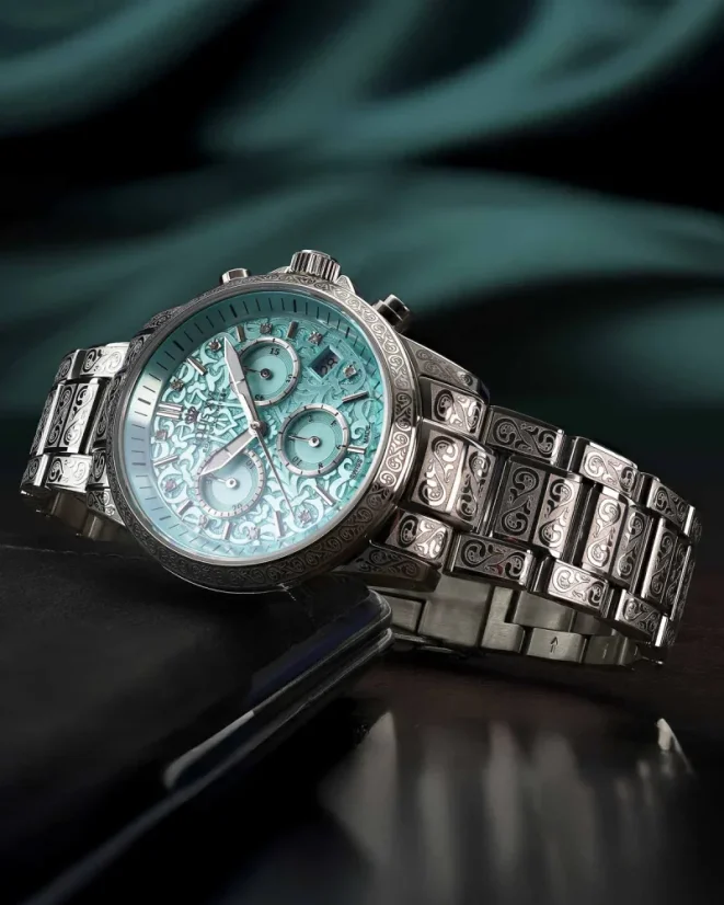Women's silver Louis XVI watch with steel strap Palais Royale Woman With Diamond 6025 - Silver 38MM