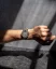 Montre Eone pour homme de couleur argent avec bracelet en cuir Bradley Edge - Silver 40MM