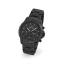 Men's black Louis XVI watch with steel strap Palais Royale 1060 - Black 43MM