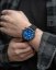 Czarny męski zegarek Vincero ze stalowym paskiem The Altitude Matte Black/Cobalt 43MM