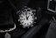 Czarny zegarek męski Phoibos Watches z gumowym paskiem Levithan PY032E DLC 500M - Automatic 45MM