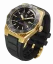 Zlaté pánske hodinky Paul Rich s gumovým pásikom Aquacarbon Pro Imperial Gold - Sunray 43MM