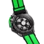 Relógio masculino de prata Mazzucato com bracelete de borracha RIM Gt Black / Green - 42MM Automatic