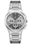 Strieborné pánske hodinky NYI Watches s oceľovým pásikom Fulton 2.0 - Silver 42MM