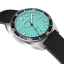 Orologio da uomo Circula Watches in colore argento con cinturino in caucciù AquaSport II Türkis - Blue 40MM Automatic