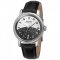 Men's silver Epos watch with leather strap Emotion 24H 3390.302.20.38.25 41MM Automatic