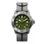 Zilverkleurig herenhorloge van Draken met stalen band Tugela – Steel Green 42MM
