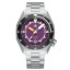 Men's silver Phoibos watch with steel strap Depth Hunter 300M PY060H Automatic 40MM