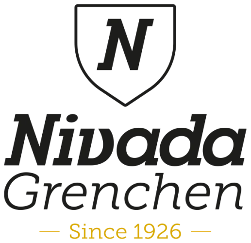 Men's black Nivada Grenchen watch with rubber strap Chronoking Mecaquartz Steel Black 87041Q10 38MM
