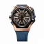Zwart herenhorloge van Mazzucato met een rubberen band Rim Sport Black / Gold - 48MM Automatic