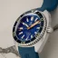 Montre Oceancrawler Watches pour homme en argent avec bracelet en acier Core Diver - Lapis Lazuli Edition 44MM