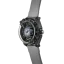 Men's Mazzucato black watch with rubber strap LAX Dual Time Black / Grey - 48MM Automatic