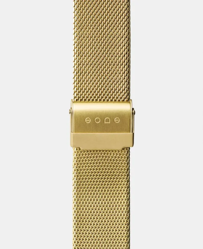 Gold Eone watch with steel strap Bradley Mesh - Gold 40MM