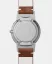 Reloj Eone plateado de hombre con correa de piel Bradley Canvas Classic - Silver 40MM