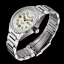 Męski srebrny zegarek Audaz Watches ze stalowym paskiem Tri Hawk ADZ-4010-04 - Automatic 43MM
