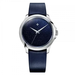 Reloj Venezianico plata de hombre con correa de cuero Redentore Avventurina 1221550 40MM Automatic
