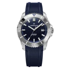 Men's silver Venezianico watch with rubber strap Nereide Avventurina 4521550 42MM Automatic