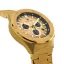 Men's gold Louis XVI watch with steel strap Frosted Le Monarque 1213 - Gold 42MM