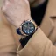 Men's black Ralph Christian watch with a rubber band The Titan Chrono Admiral Blue 45,5MM