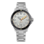 Męski srebrny zegarek Circula Watches z pasem stalowym DiveSport Titan - Grey / Black DLC Titanium 42MM Automatic