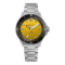 Męski srebrny zegarek Circula Watches z pasem stalowym DiveSport Titan - Madame Jeanette / Black DLC Titanium 42MM Automatic