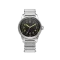Relógio Praesidus prata para homem com bracelete em aço A-11 Type 44 Patina 38MM