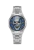 Strieborné pánske hodinky Bomberg Watches s ocelovým pásikom ICONIC BLUE 43MM Automatic