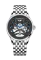 Herenhorloge in zilverkleur van Agelocer Watches met stalen riem Schwarzwald II Series Silver 41MM Automatic