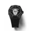Czarny zegarek męski Nsquare ze skórzanym paskiem The Magician Black 46MM Automatic