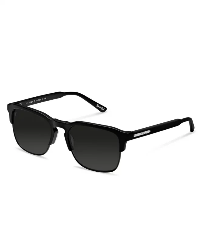 Black men's Vincero sunglasses The Villa - Matte Black