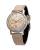 Relógio Undone Watches prata para homem com pulseira de couro Urban Automatic Sandstorm 40MM