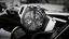 Čierne pánske hodinky Mazzucato s gumovým pásikom RIM Gt Black / White - 42MM Automatic