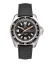 Montre Momentum Watches pour homme de couleur argent avec bracelet en caoutchouc Sea Quartz 30 Tropic FKM Rubber 42MM
